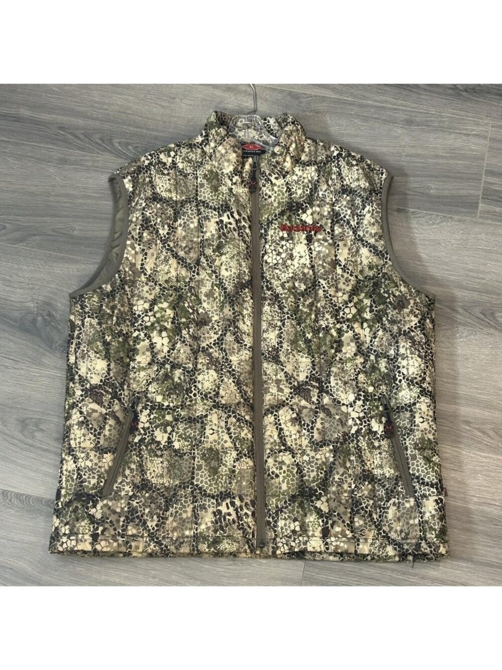 Badlands High Uintas Vest Men XL Camo Quilted Insulated Full Zip Hunting Outdoor